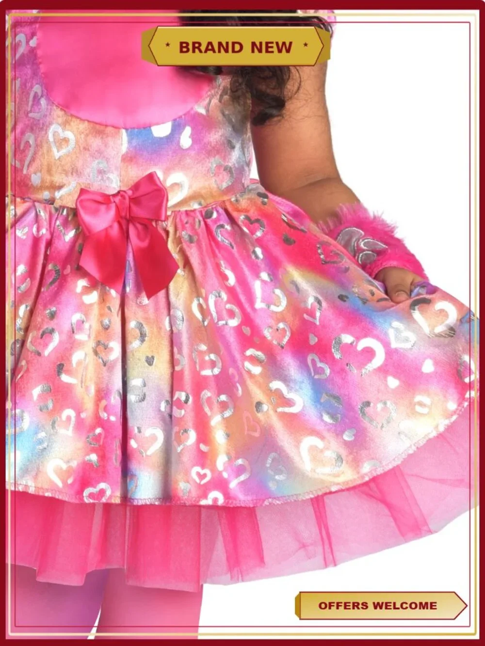 Toddler Halloween Costume Rainbow Kitty Size 2T Way to Celebrate